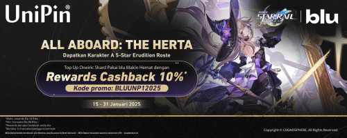 Top Up Oneiric Shards Pakai blu Bisa Dapat Cashback 10%!